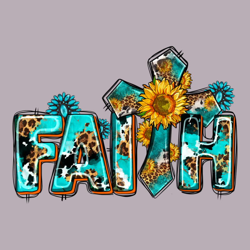 Faith With Cross Ado Vintage Tee by AdoDesignShop | Teevron