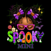 Spooky Mini Halloween Messy Bun Premium Tee | Teevron