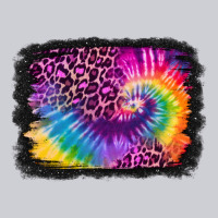 Tie Dye Leopard Glitter Background Classic Tee | Teevron