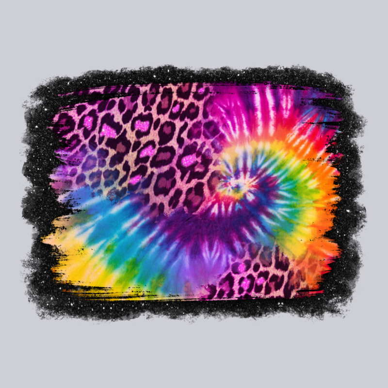 Tie Dye Leopard Glitter Background Classic Tee by Jasminsmagicworld | Teevron