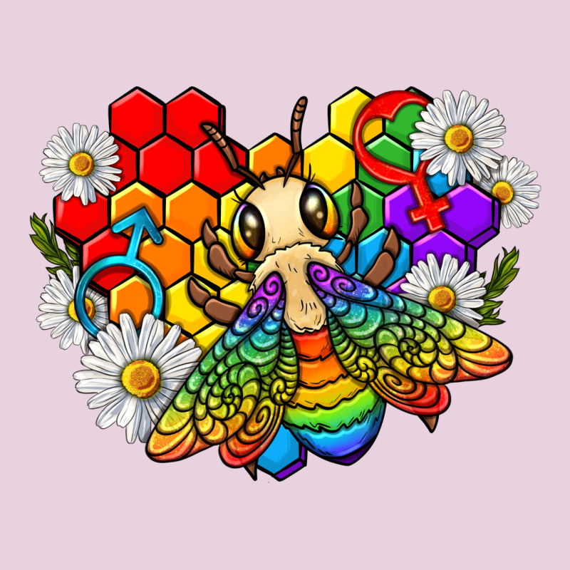 Pride Bee With Daisy Lgbtq Ladies Tee by texasbilliewilder | Teevron
