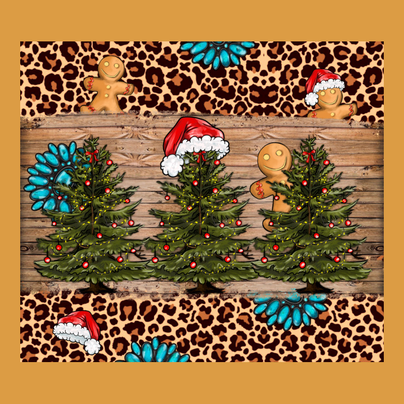 Christmas Trees Leopard Urban Heavy Tee by AdoDesignShop | Teevron