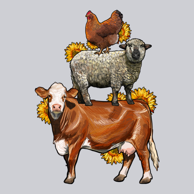 Farm Animals Stack Classic Tee by LillyAllenDesigns | Teevron