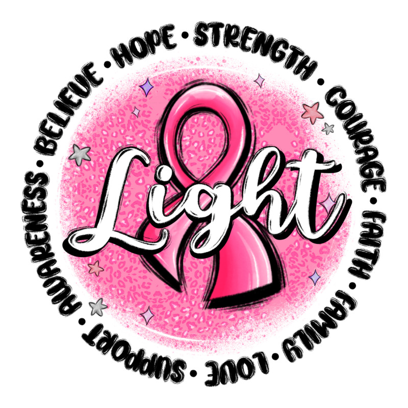 Fight Breast Cancer Long Sleeve Tee by MaliasSmallBusiness | Teevron