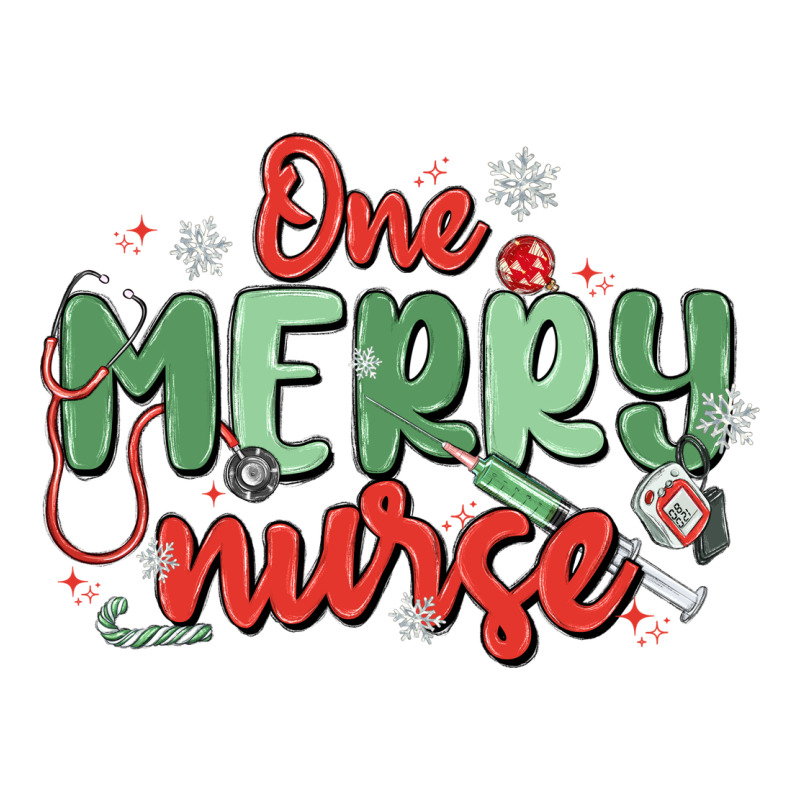 One Merry Nurse Zipper Hoodie by MaliasSmallBusiness | Teevron