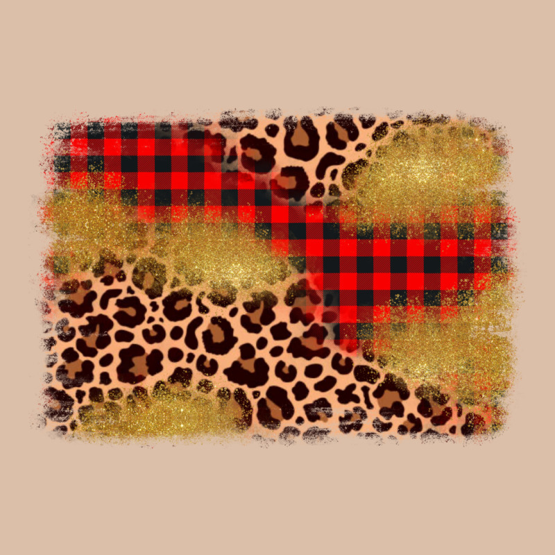 Christmas Leopard Glitter Background Urban Heavy Tee by AdoDesignShop | Teevron
