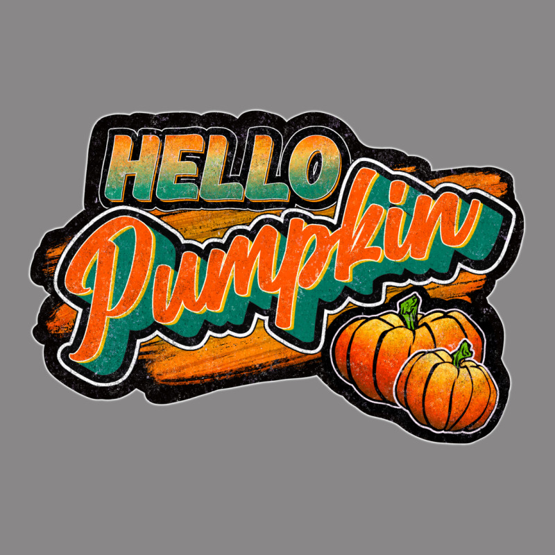 Hello Pumpkin Black Vintage Tee by JahusDesignShop | Teevron
