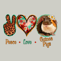 Peace Love Guinea Pigs Heavyweight Hoodie | Teevron