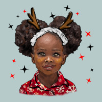 Christmas African Girl Heavy Core Tee | Teevron