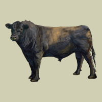 Black Angus Bull Heavy Core Tee | Teevron