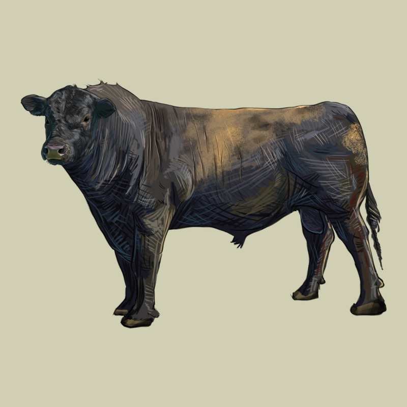 Black Angus Bull Heavy Core Tee by RanaPortraitStore | Teevron