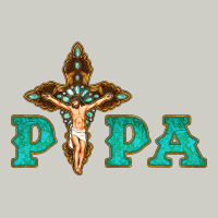 Papa Jesus With Cross Heavyweight Hoodie | Teevron