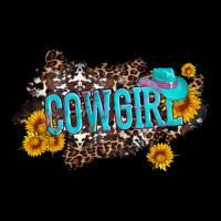 Western Cowgirl And Sunflower With Hat And Cowhide Leopard Heavyweight Sweatshirt | Teevron