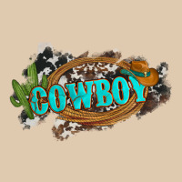 Western Cowboy And Hat With Cactus And Cowhide Heavyweight Sweatshirt | Teevron