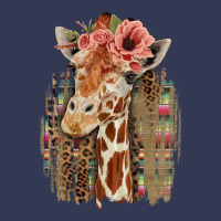 Giraffe With Floral Heavyweight Hoodie | Teevron