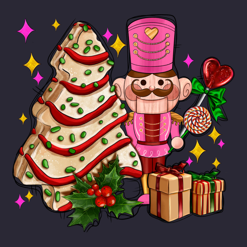 Christmas Tree Cake And Nutcracker With Gifts Ado Vintage Tee by AdoDesignShop | Teevron