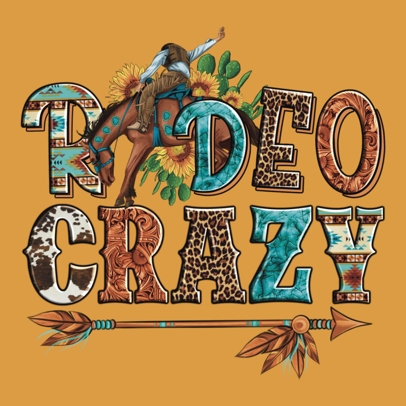 Rodeo Crazy Bucking Bronco Cowboy Urban Heavy Tee by Artiststas | Teevron