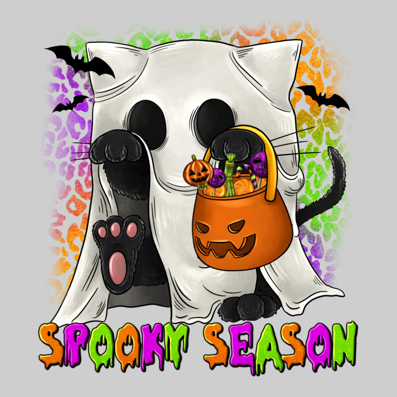 Spooky Season Ghost Cat Premium Tee by texasbilliewilder | Teevron