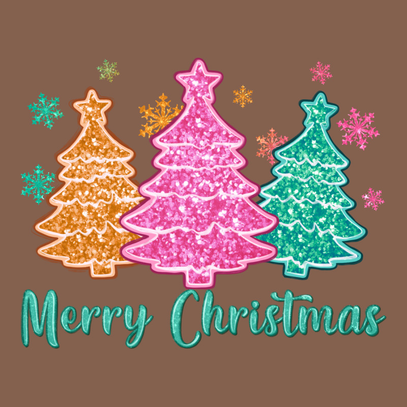 Merry Christmas Glitter Trees Zipper Hoodie by MaliasSmallBusiness | Teevron
