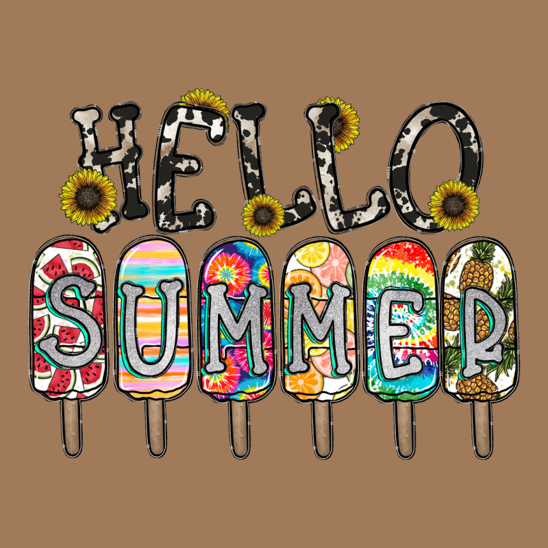 Name Vibrant Summer Greeting With Popsicles Classic Tee by CowhideDigitalArt | Teevron