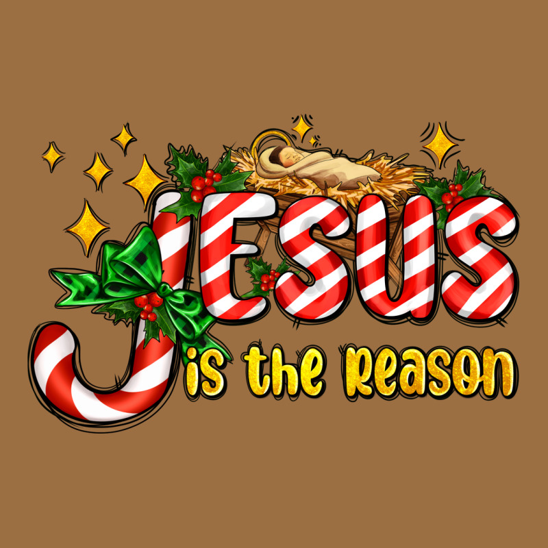 Jesus Is The Reason With Christmas Candy Ado Vintage Tee by AdoDesignShop | Teevron