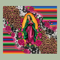 Our Lady Of Guadalupe Serape Background Tumbler Urban Heavy Tee | Teevron