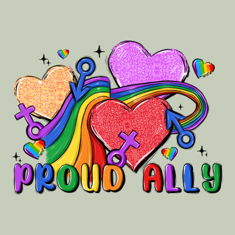 Proud Ally Long Sleeve Tee by MaliasSmallBusiness | Teevron