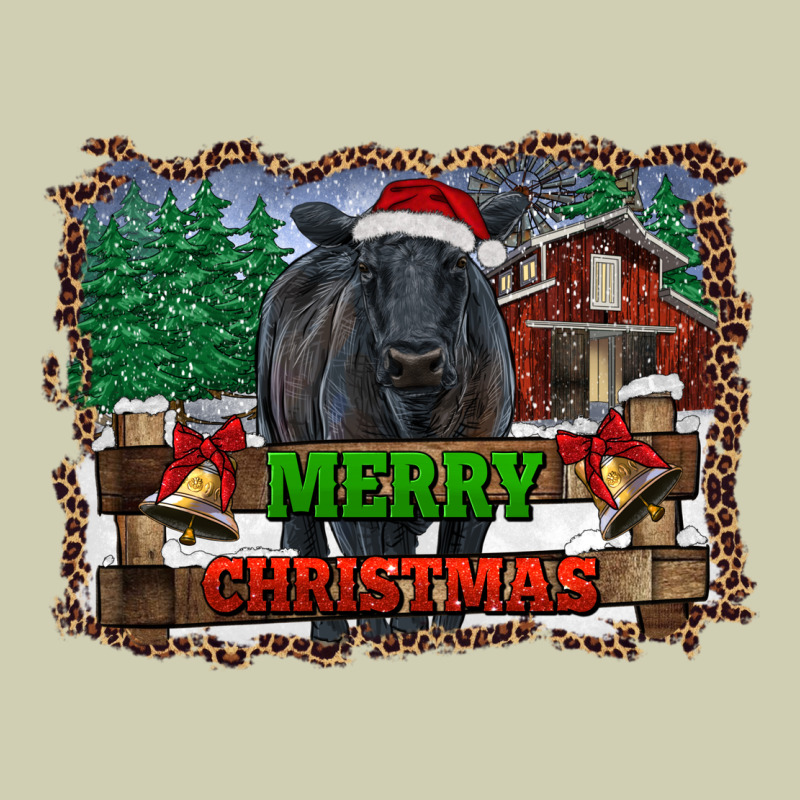 Merry Christmas Black Angus Cattle And Farm Heavy Core Tee by RanaPortraitStore | Teevron