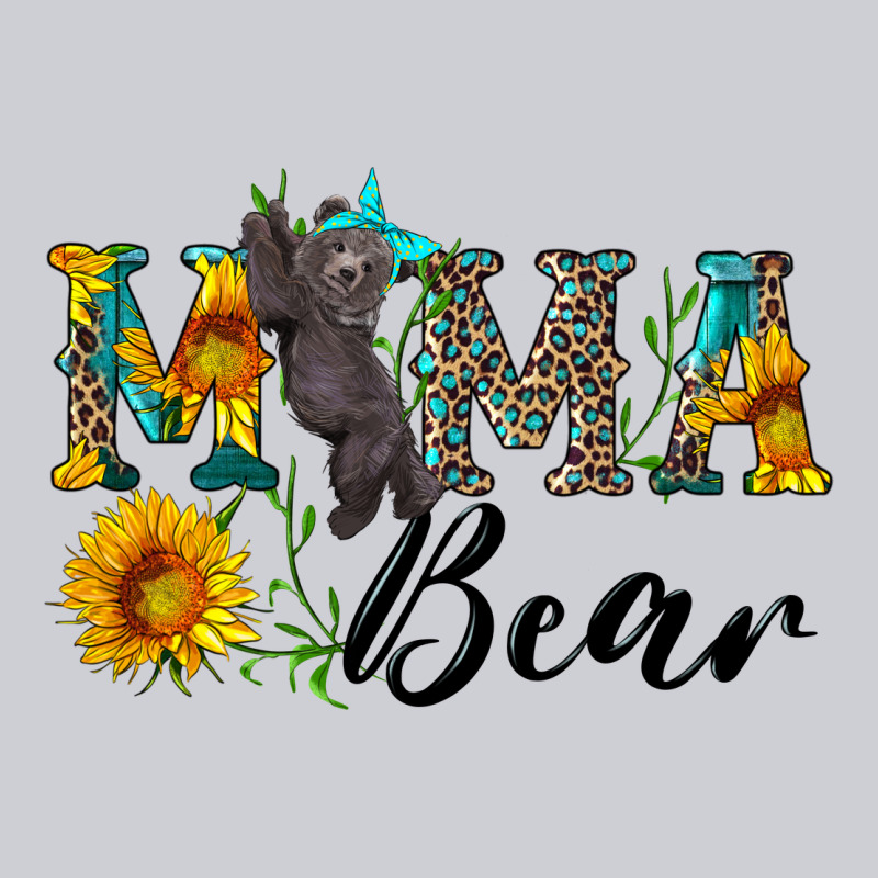 Blue Mama Bear With Cute Bear Heavyweight Sweatshirt by Artiststas | Teevron