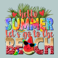 Hello Summer Lets Go To The Beach Heavy Core Tee | Teevron