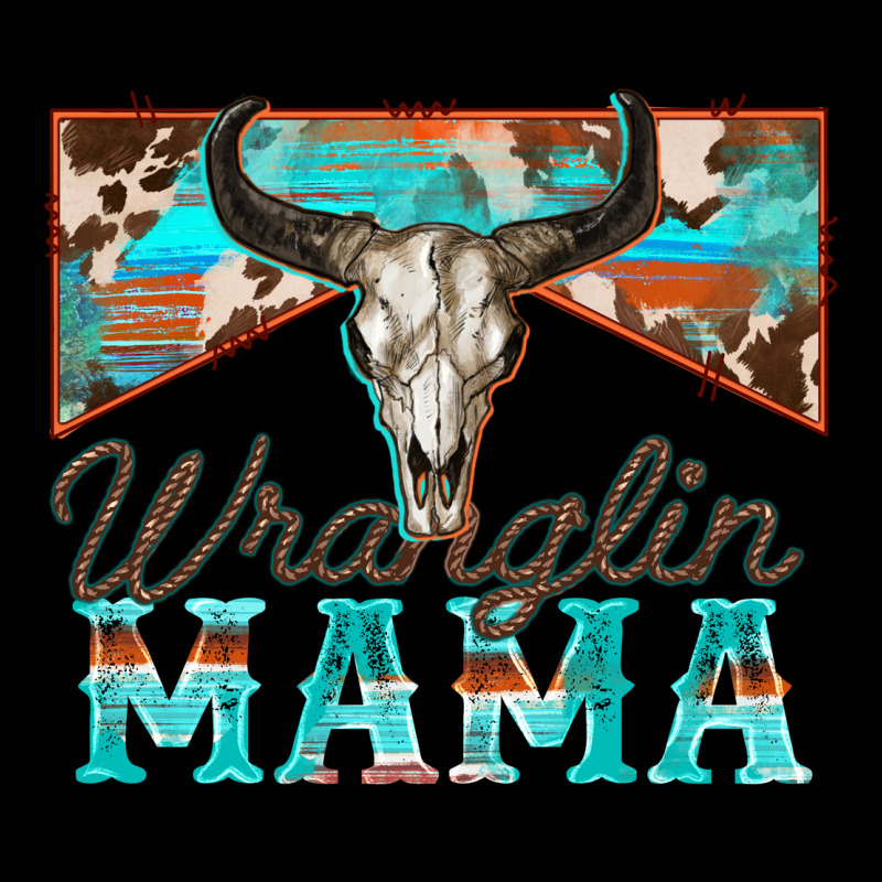 Wranglin Mama Ladies Tee by Zillion Design Studio | Teevron