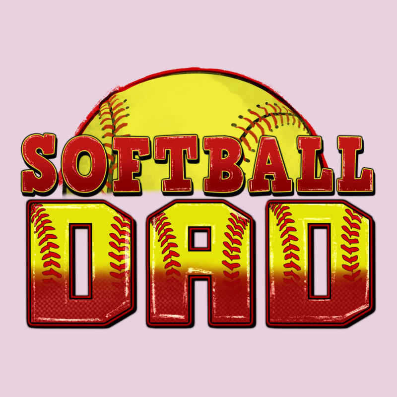 Softball Dad Ladies Tee by Zillion Design Studio | Teevron