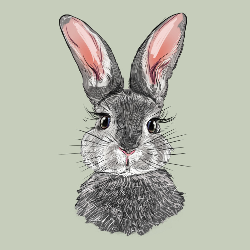 Bunny Face Ladies Tee by RanaPortraitStore | Teevron