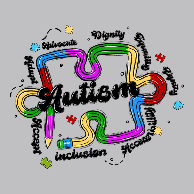 Autism Teacher Pencil Long Sleeve Tee by MaliasSmallBusiness | Teevron