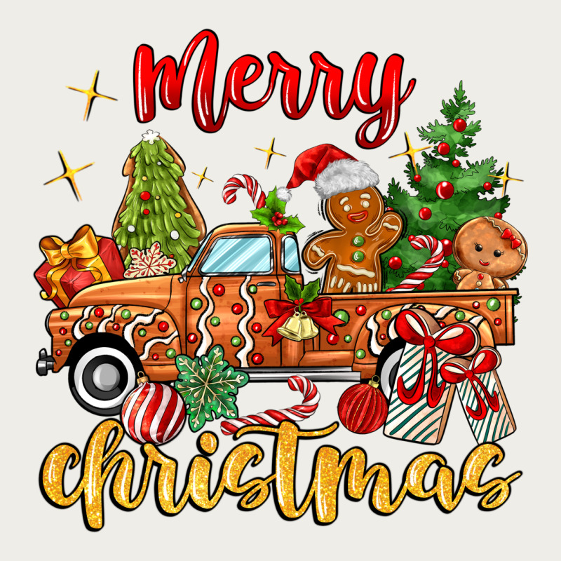 Merry Christmas Gingerbread Truck Zipper Hoodie by MaliasSmallBusiness | Teevron