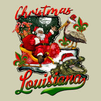 Louisiana Christmas With  Afro Santa Heavy Core Tee | Teevron