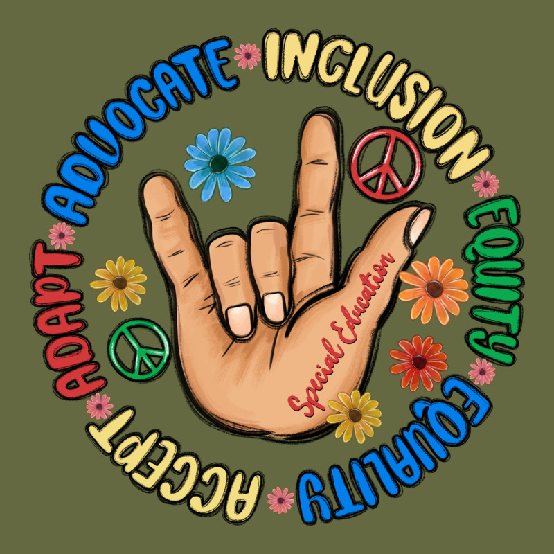 Advocate Inclusion Equity Equality Accept Adapt Long Sleeve Tee by MaliasSmallBusiness | Teevron