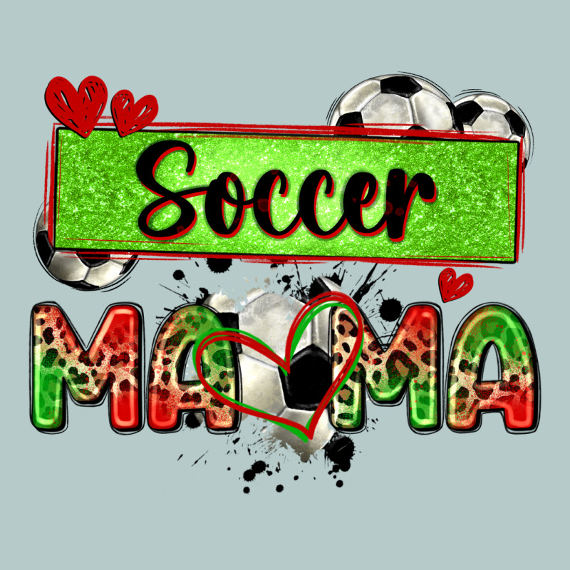 Soccer Mama With Leopard Heavy Core Tee by Zillion Design Studio | Teevron