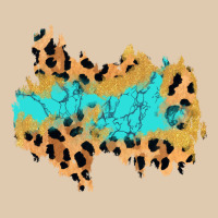Glitter Leopard Turquoise Patch Heavyweight Sweatshirt | Teevron