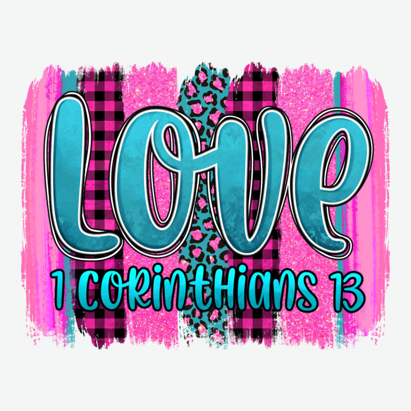 Love Corinthians 13 Valentine's Day Brushstroke Urban Heavy Tee by AdoDesignShop | Teevron