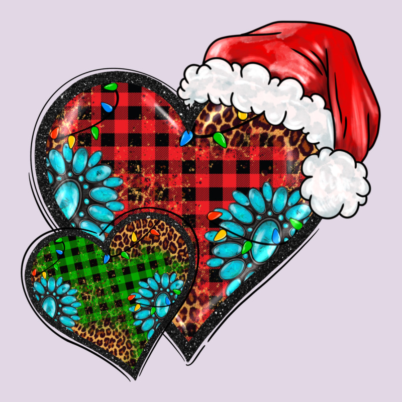Christmas Heart Gemstones Leopard Classic Tee by BarkalooDesign | Teevron