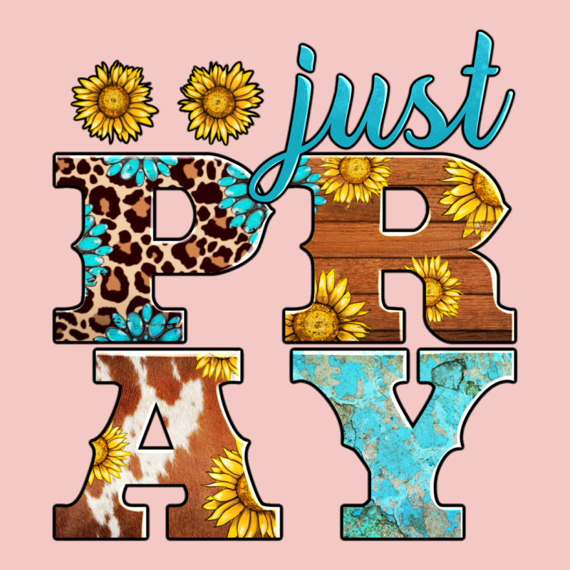 Just Pray Western Sunflowers Urban Heavy Tee by AdoDesignShop | Teevron