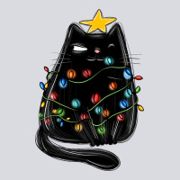 Christmas Cat With Lights Zipper Hoodie | Teevron