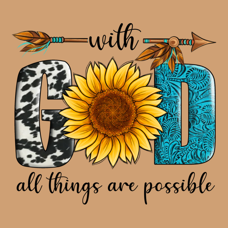 With God All Things Are Possible Vintage Tee by Artiststas | Teevron
