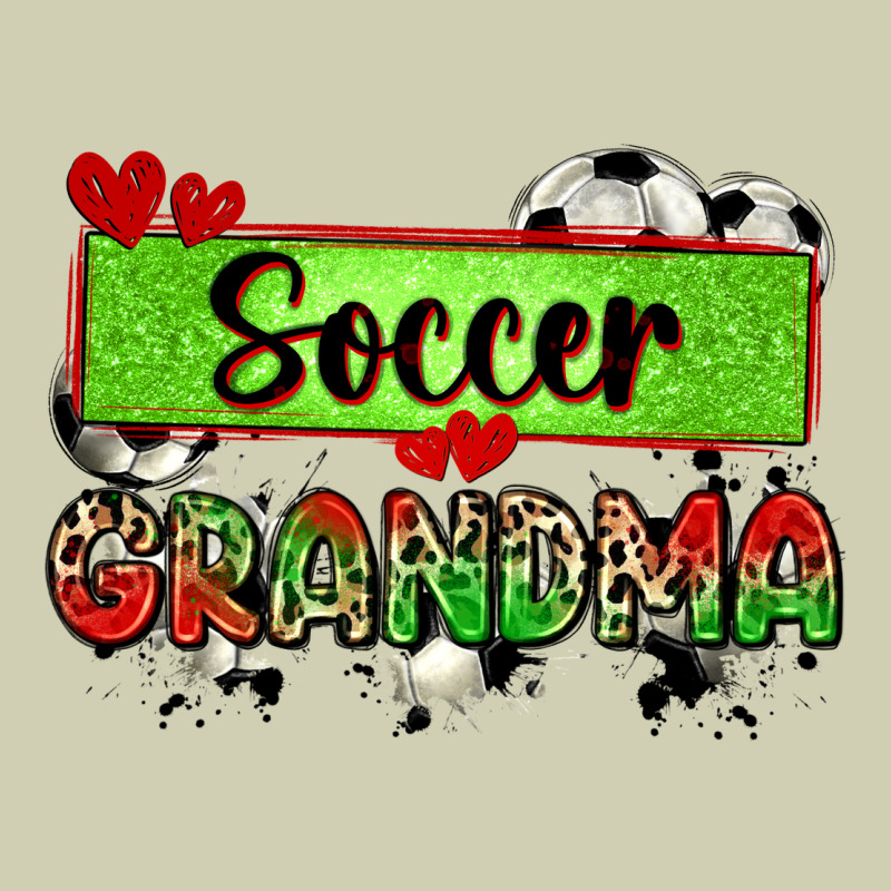 Soccer Grandma With Leopard Heavy Core Tee by Zillion Design Studio | Teevron