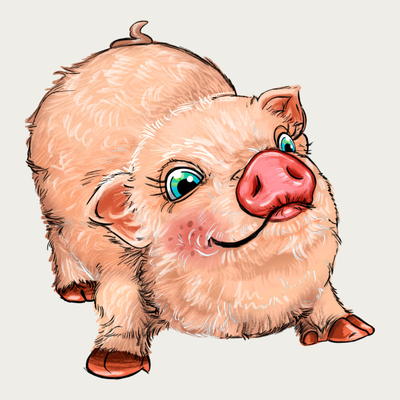 Pig Zipper Hoodie by MaliasSmallBusiness | Teevron