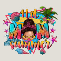 Hot Mom Summer With Messy Bun Heavy Core Tee | Teevron