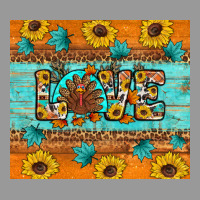 Sunflower Leopard Thanksgiving Love Vintage Hoodie | Teevron