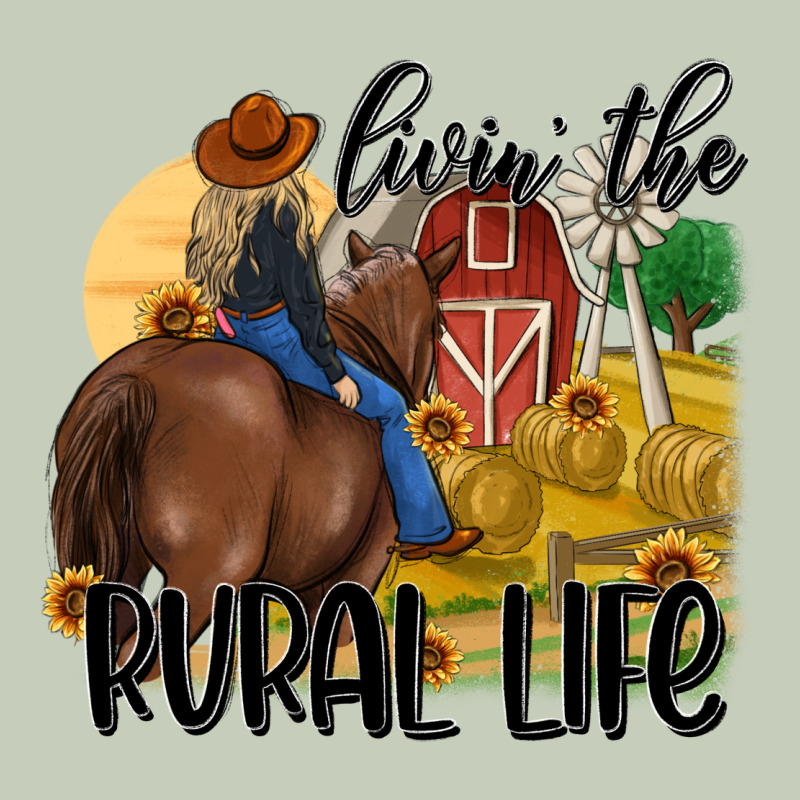 Livin The Rural Life Long Sleeve Tee by MaliasSmallBusiness | Teevron