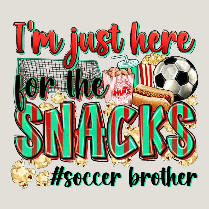 I'm Just Here For The Snacks #soccer  Brother Heavy Core Tee by Zillion Design Studio | Teevron